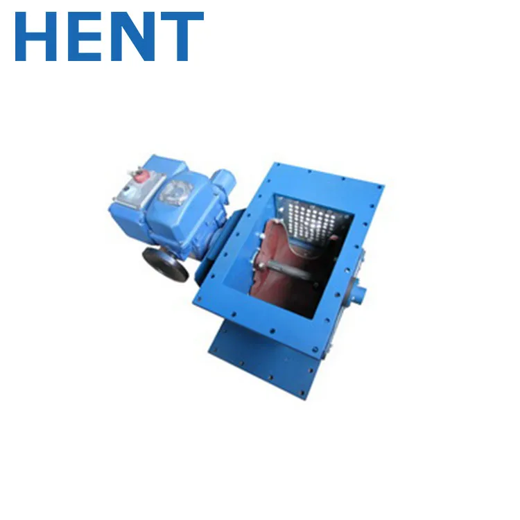 HENT GERMAN TECHNOLOGY  Cement Silo discharge motorized Flow Control Gate 4 inch gate valve