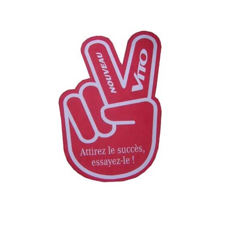
Promotional Custom Logo Cheer Foam Hand Eva Foam Fingers Cheering Gloves 