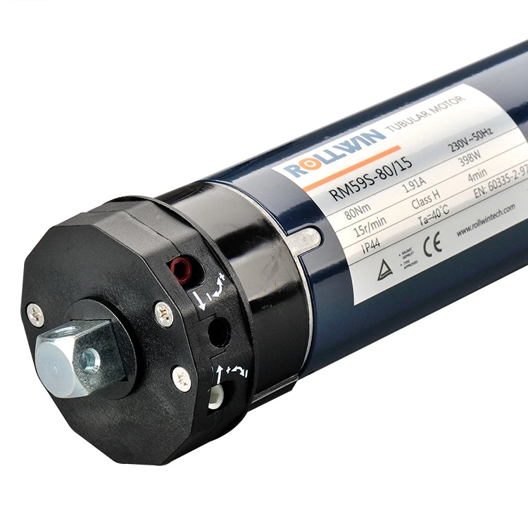 59Mm High Quality High Torque 35Mm 45Mm 59Mm Ac 230V Tubular Motor