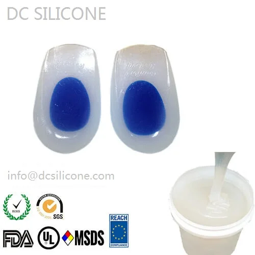 skin safe silicone insole making platinum cure liquid silicone rubber