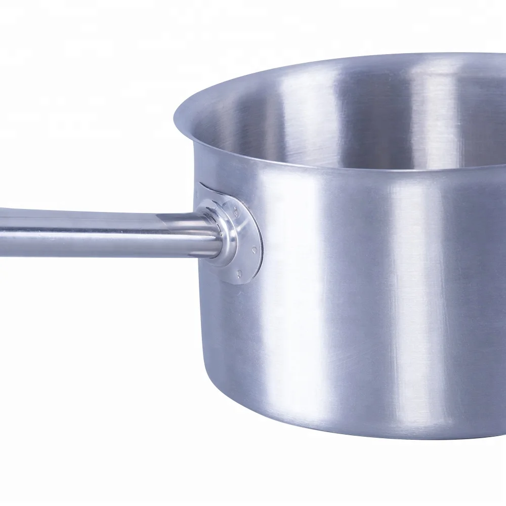 Commercial Kitchen Food Warmer Metal Baby Milk Boiling Heating Thermo Noodle Cooking Stainless Steel Sauce Pot Soup & Stock Pots