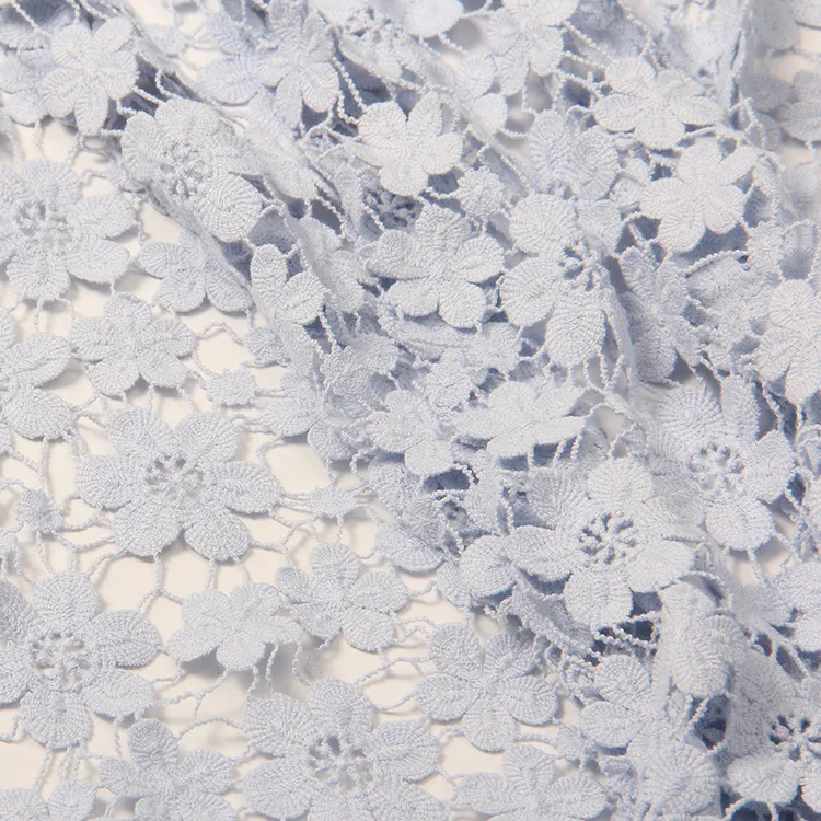 Новый Африканский швейцарский Свадебный белый кружевной ткани закрытия бесплатный образец 2019