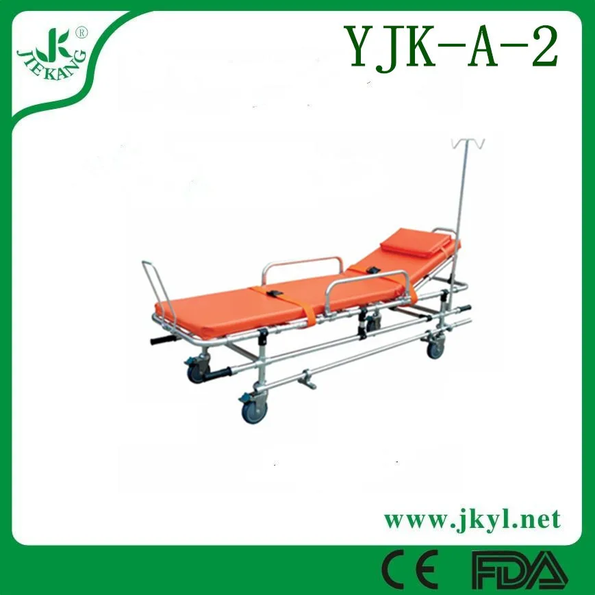Factory Direct Sale Customized High Quality Aluminum Alloy Medical Rescue Low Ambulance Trolley Stretcher