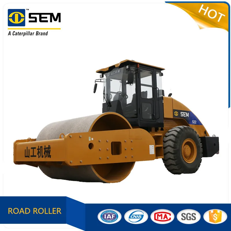 
2021 Brand New SEM 520 522 Single Drum Hydraulic Vibration Roller New single drum soil compactor 