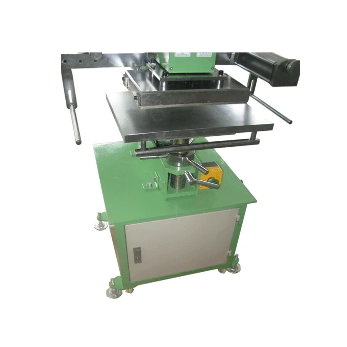High precision pneumatic plain hot stamping machine for leather gift case