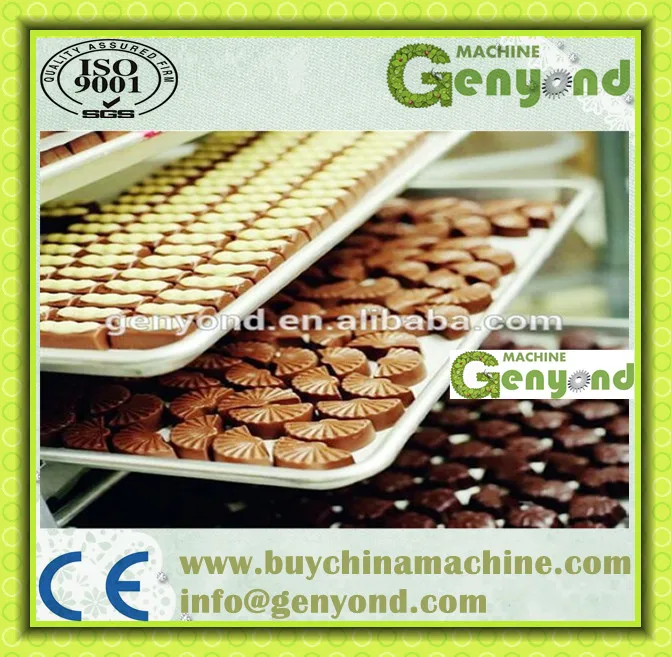 Automatic Chocolate Factory Machines bar ball bean molding depositing forming cooler equipment/Chocolate Production line