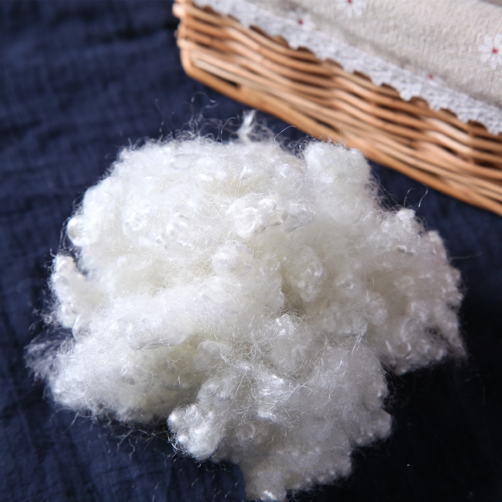 
9D high density conjugated hollow polyester staple fiber 