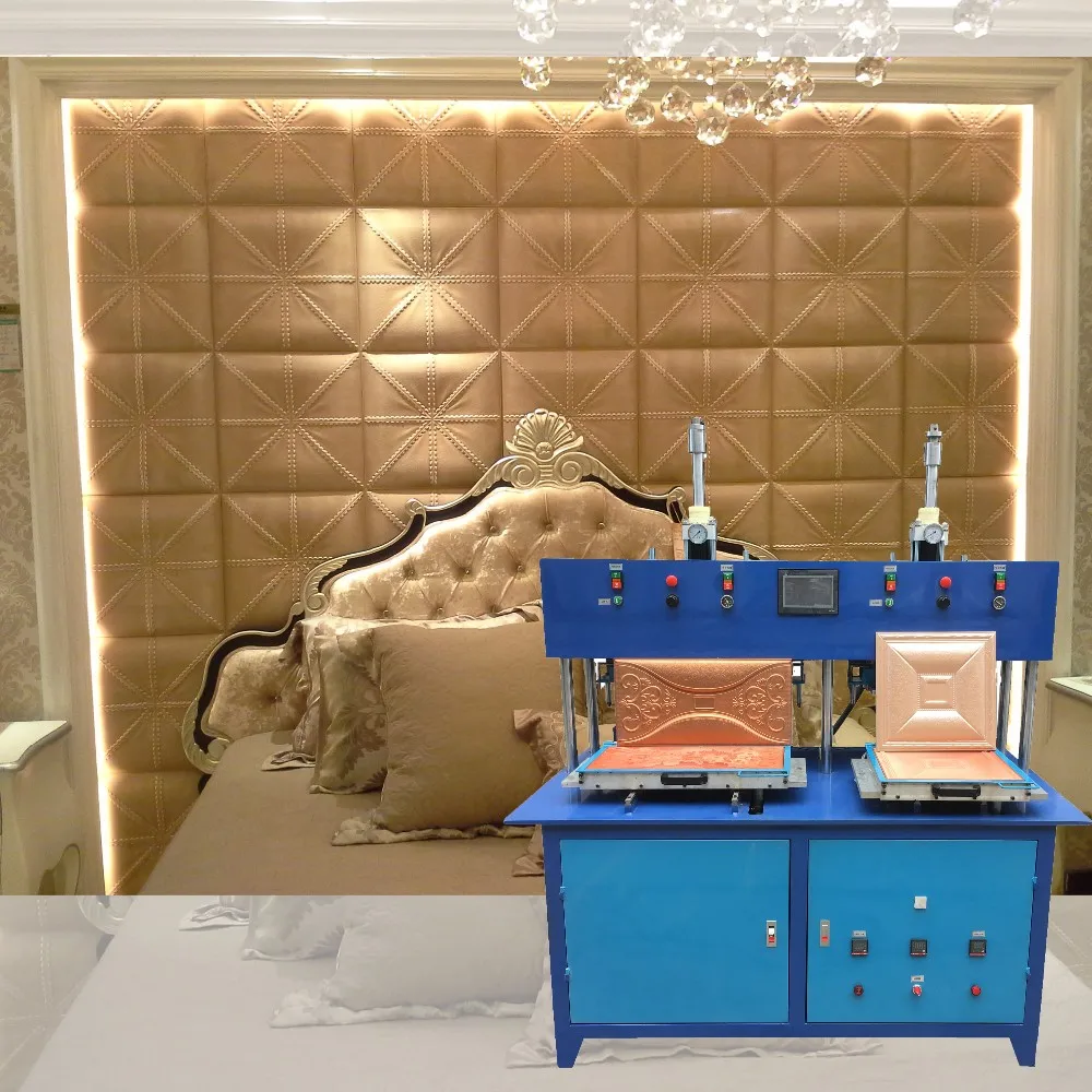 Automatic forming 300*600MM 3D wall panel machine New 3 d wall decorating plate manufacturing machine