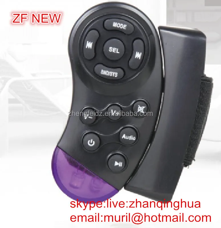 Высококачественное черное универсальное рулевое колесо с 11 клавишами инфракрасного пульта дистанционного управления для автомобильного аудио видео DVD GPS