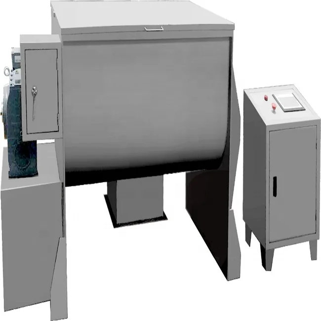 China Horizontal Double Ribbon Mixer For Dry Powder/Wood Plastic Mixing Machine/Horizontal High Speed Mixer For The Industry