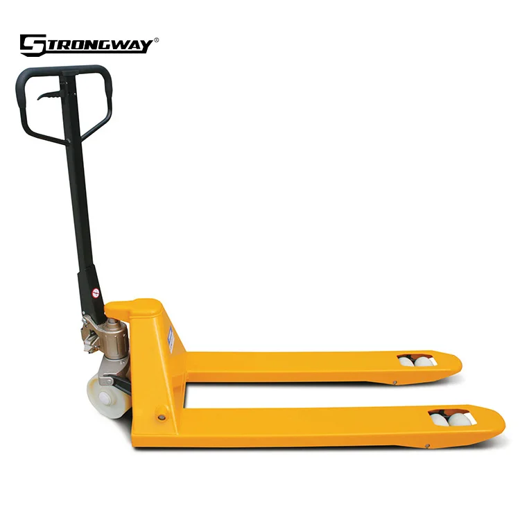 Manual hand wide pallet truck in china for sale