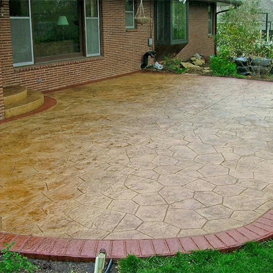Stamped Concrete / Embossed Floor / Various Pattern Imprinted Driveway / Decorative Durable Concrete Stamped in Mould