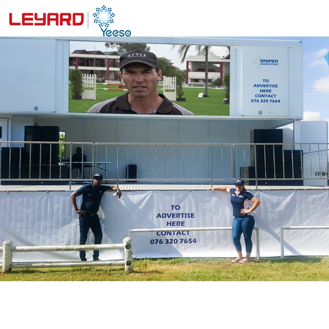 
China Outdoor P6 stage truck LED screen mobile stage container truck 