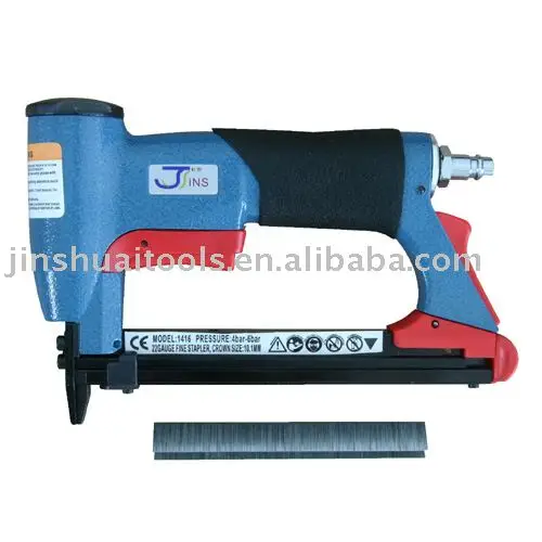 Pneumatic Staple Gun Professional heavy duty Stapler Air Fine Crown Staplers for Sofa staple gun (FS1416-B)