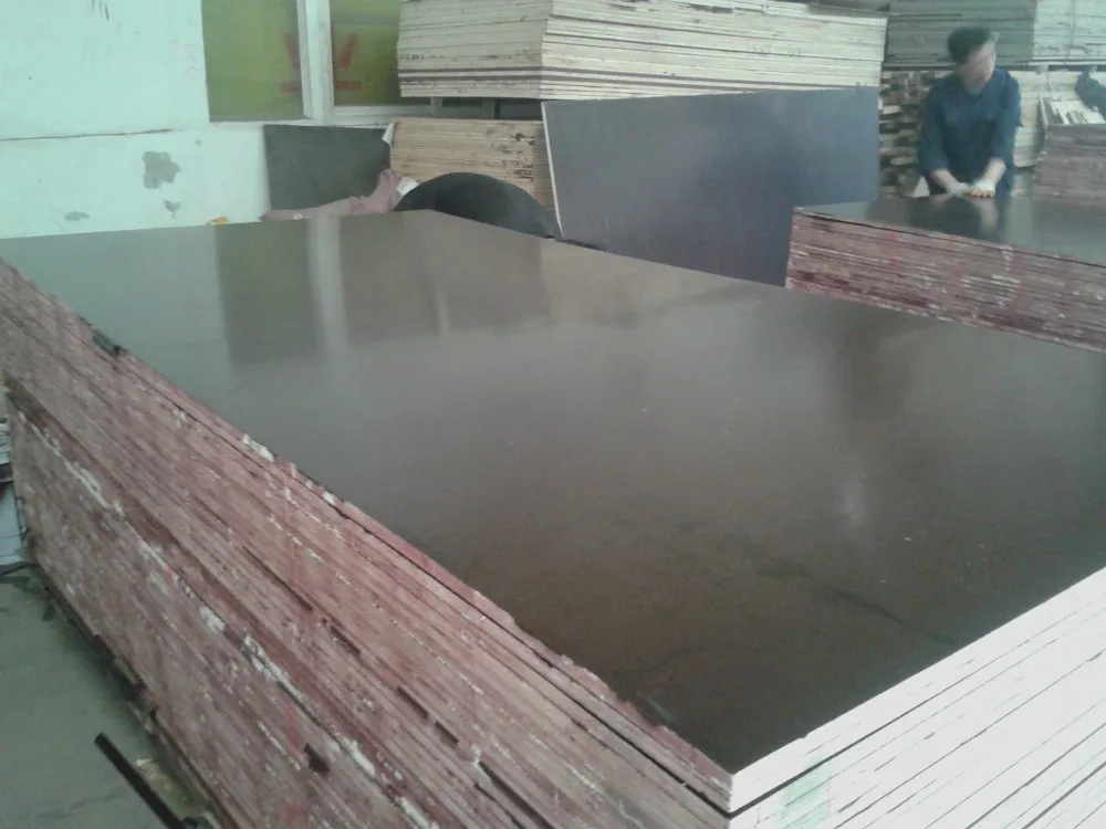 
11 ply 18mm laminated marine plywood/timber for concrete formwork 