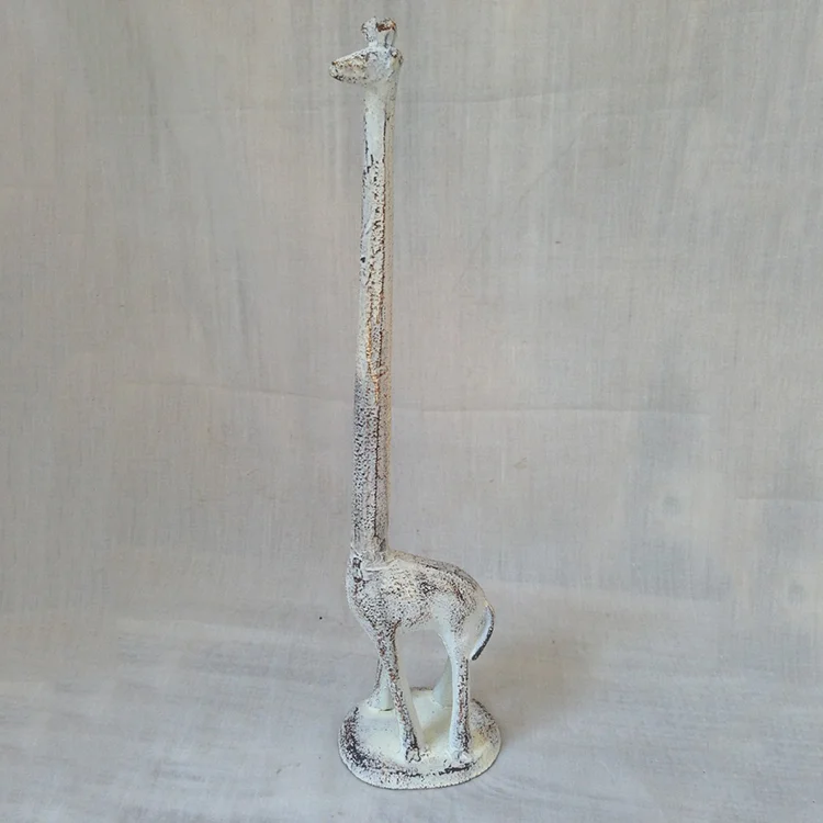 Ванная комната использование чугун стоя Жираф туалетной бумаги кухонные держатель для бумаги