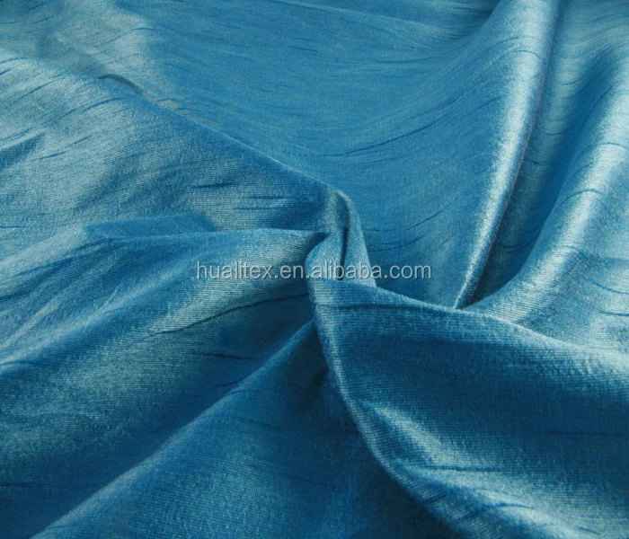 slub silk dupioni fabric for home textile curtain pillow fabric