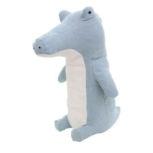 new summer toy kids room decoration accessories ramie fabric stuffed animal soft toy fox pig crocodile
