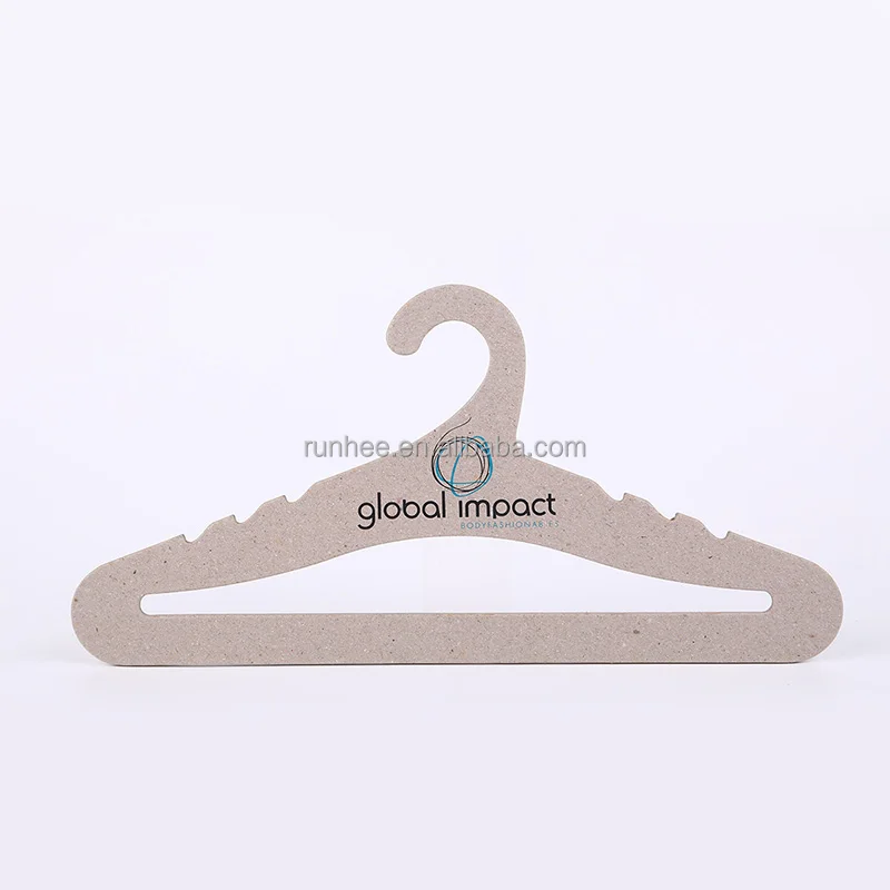 Hot design kraft cardboard Environmental protection 42cm cardboard coat hanger with CE, FSC certificated