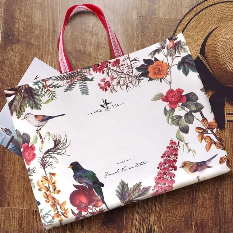 Customize promotional reusable eco friendly recyclable pp no woven tote bag