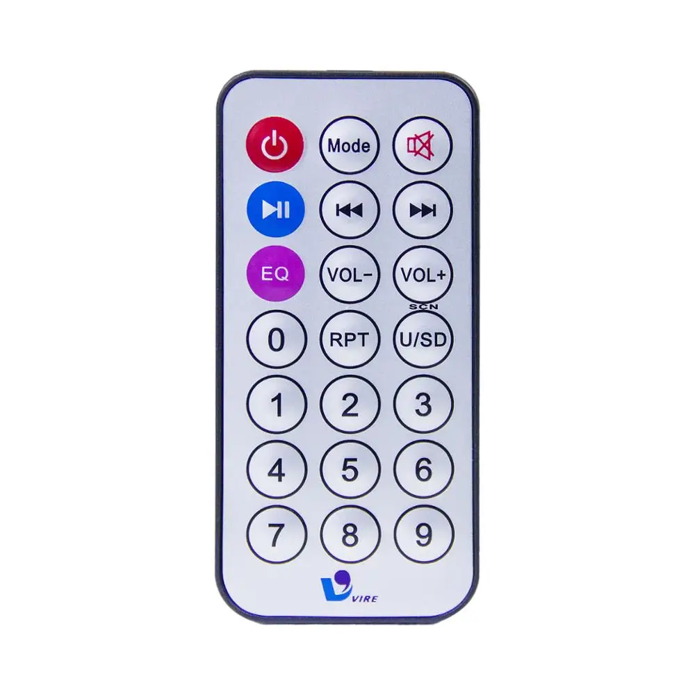 Bluetooth Usb SD карта Mp3 модуль с дистанционным управлением и цветным