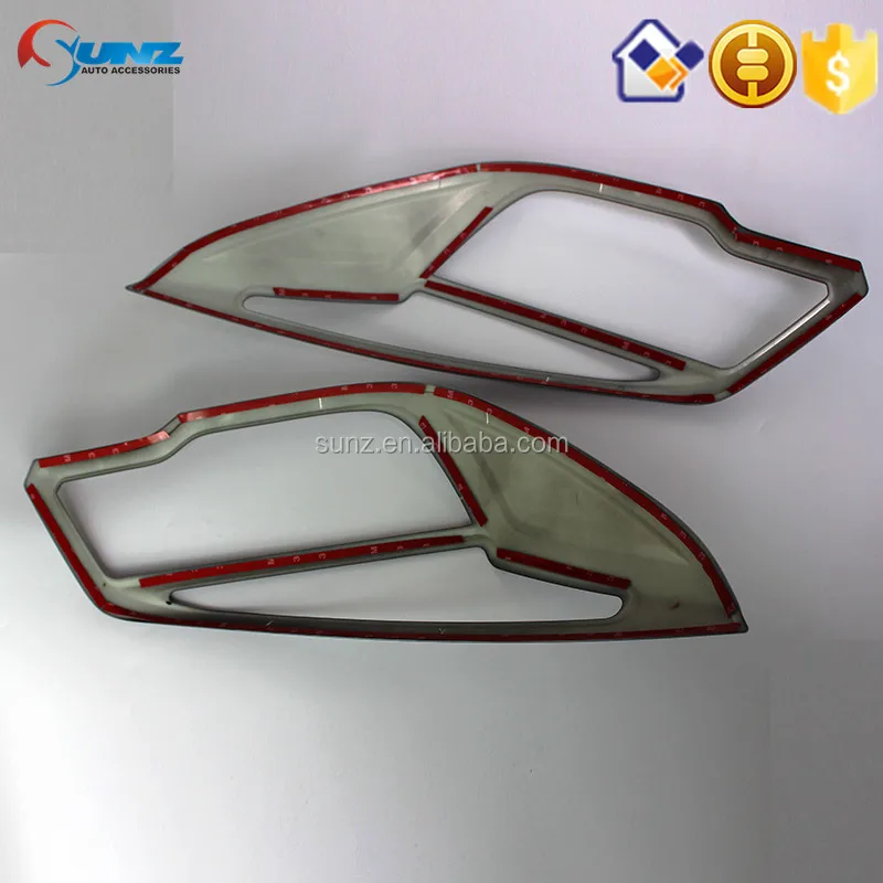 Bset Selling Exterior Accessories Car Lighting Black Head Light Cover For HOLDEN COLORADO 2012-Head Lamp Cover CarAccessories