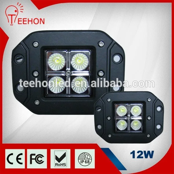 12 Вт из светодиодов свет работы бар наводнение для внедорожного ATV UTE шлюпки автомобиля грузовик 4x4WD лампы