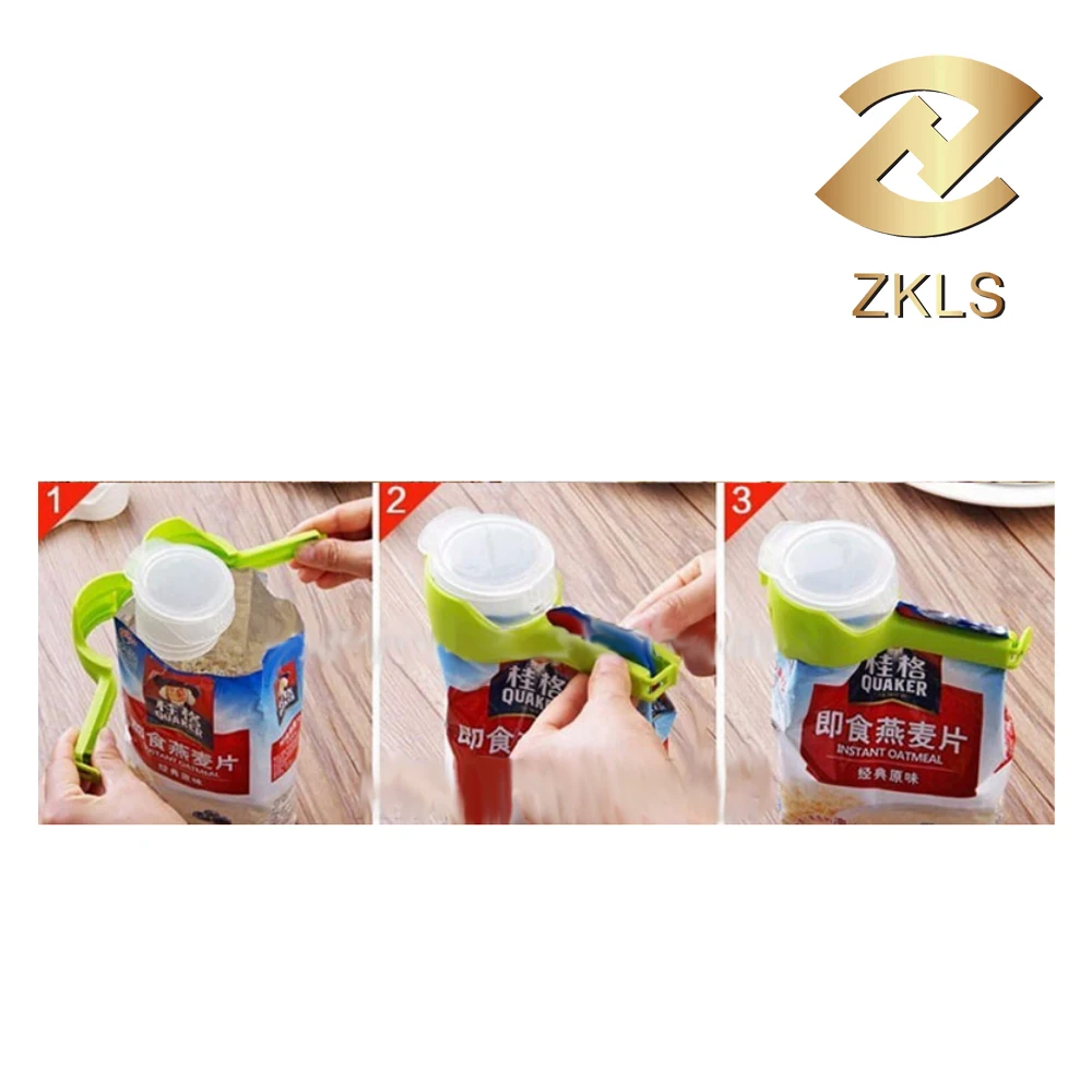 
Plastic Cheap Seal And Pour Bag Food Seal Clip 