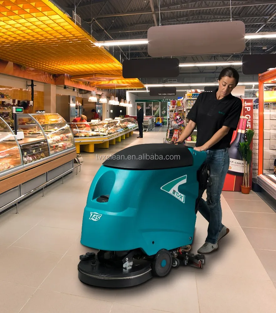 Commercial and industrial floor cleaning machines/floor scrubber machine