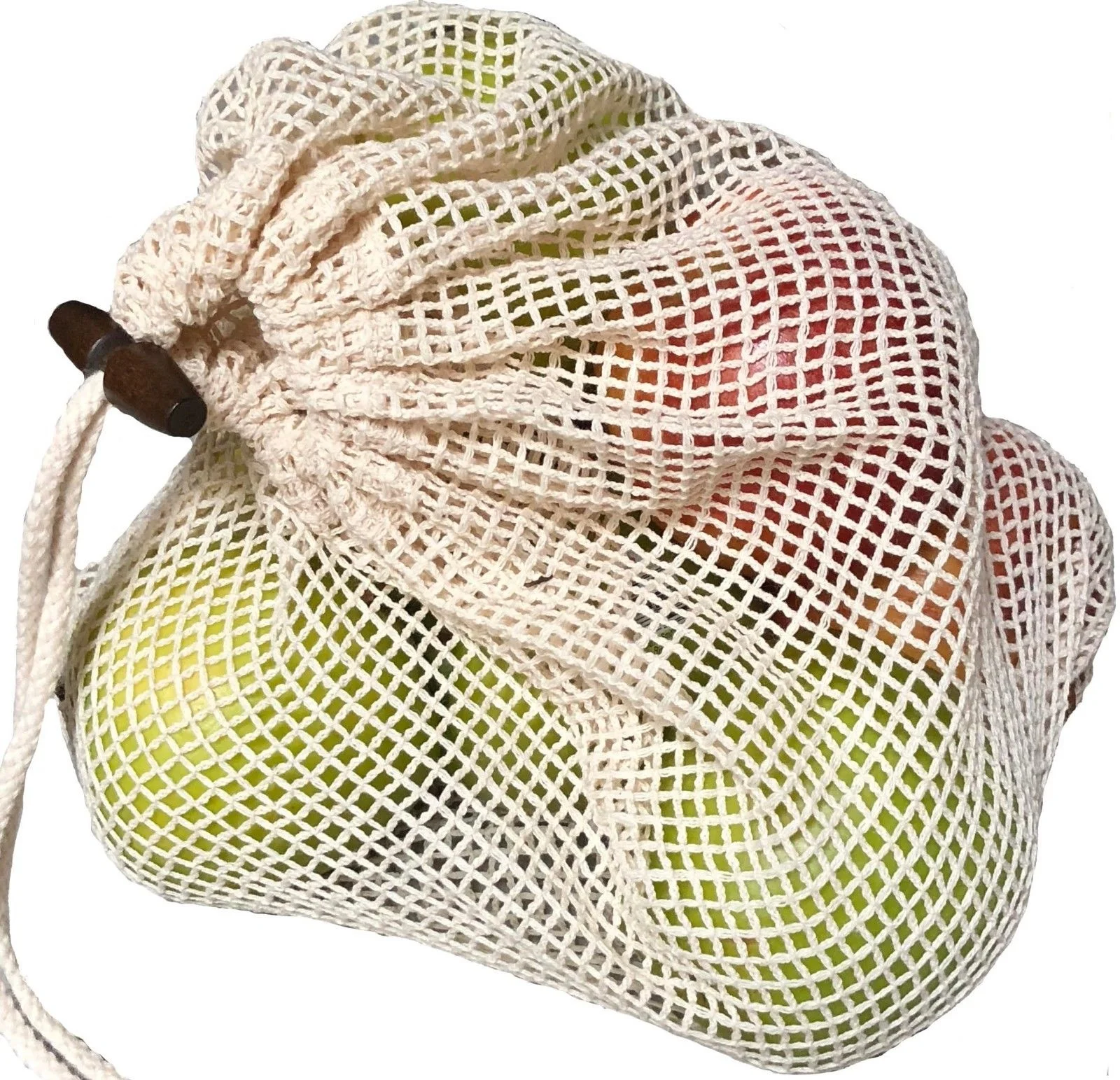 Organic Cotton Mesh Bag, net shopping bags