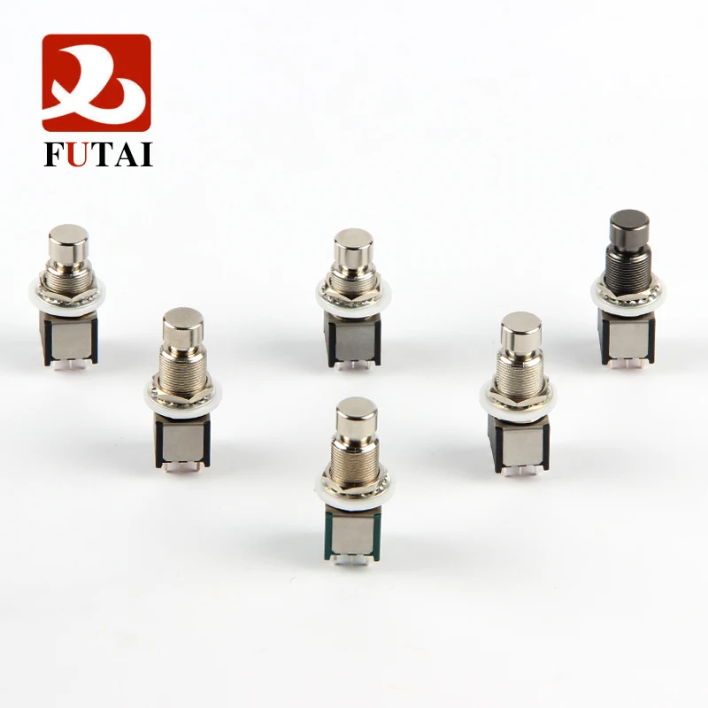 Guitar Effects 3PDT Pushbutton 250VAC Pedal Footswitch ON-ON Switch