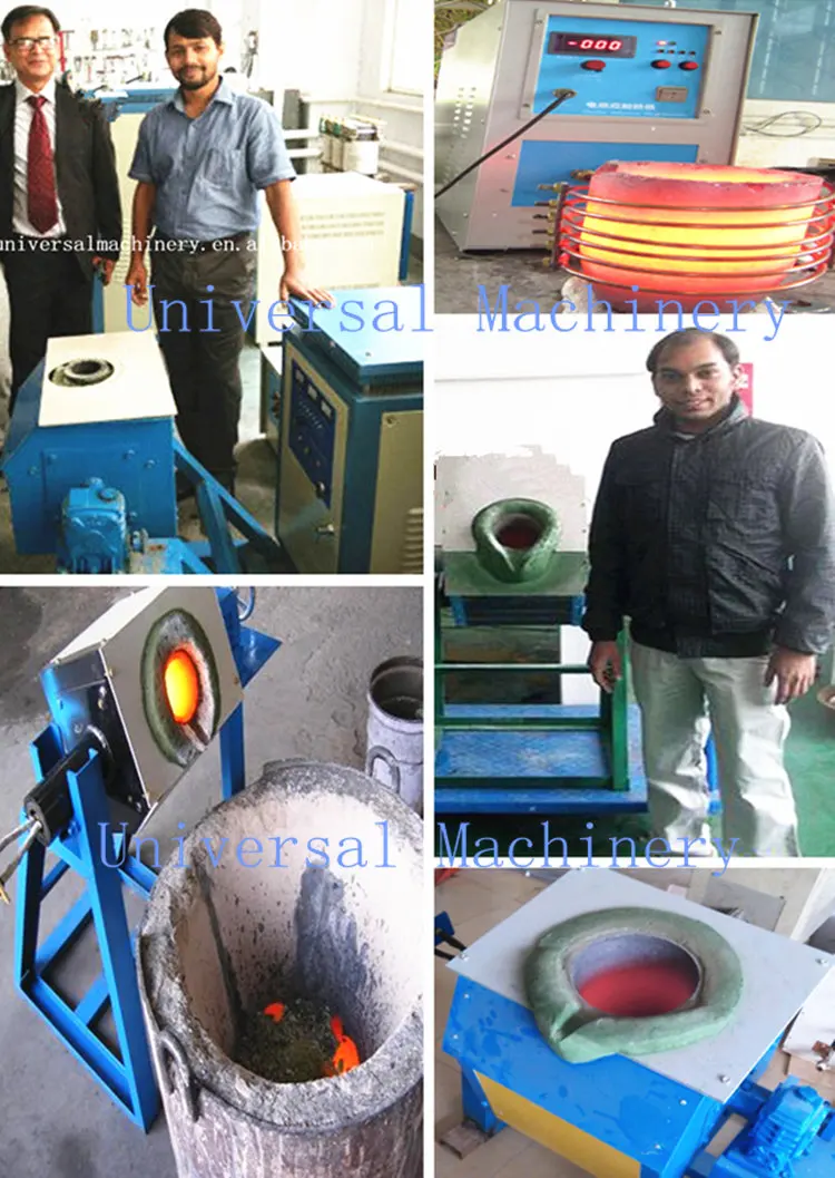 cutomer test big melting machine