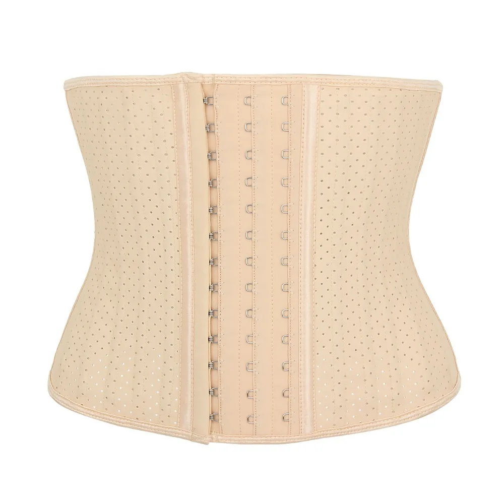 
2018 New Skin Three Rows of Buckles Women Waist Trainer Shapers Dropship 
