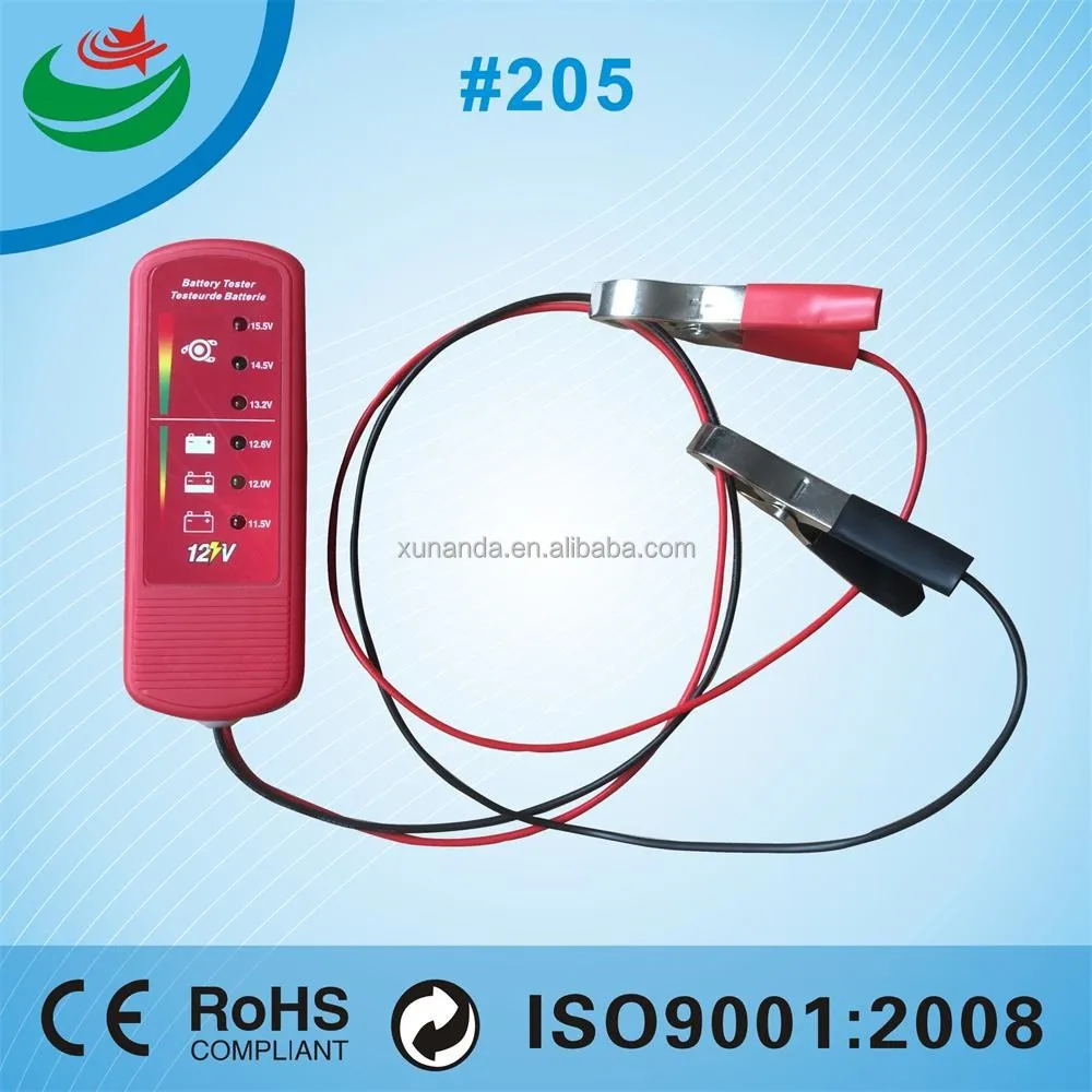 Тестер емкости аккумулятора 12 В