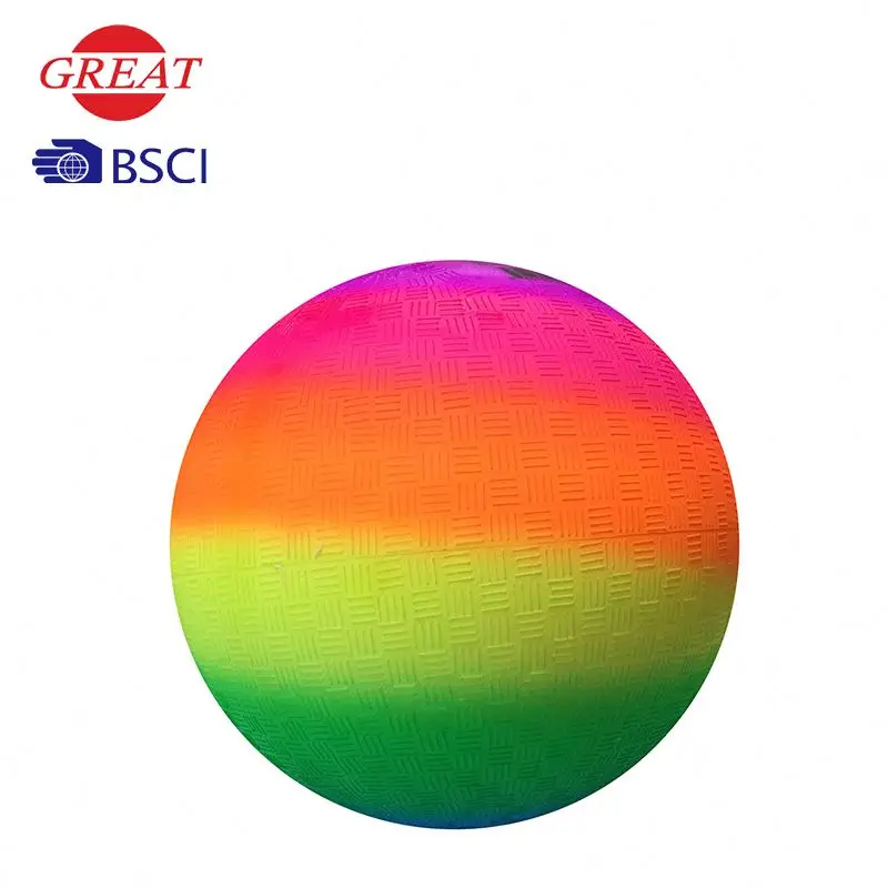 Wholesale 8.5 inch rainbow basketball sports ball