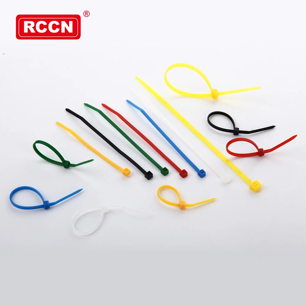 Nylon Cable Pull Lock Adjustable Fluorescent Cable Ties
