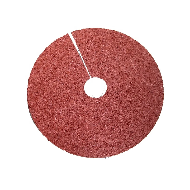 30cm brown rubber mulch tree ring