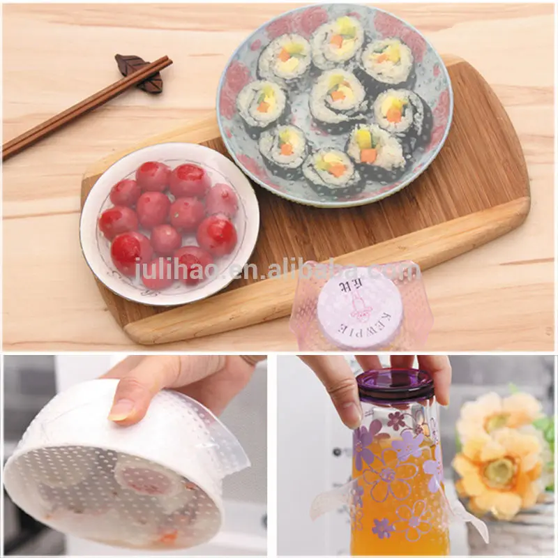 Eco-friendly BPA free Silicone Stretch And Fresh Shrink Wrap