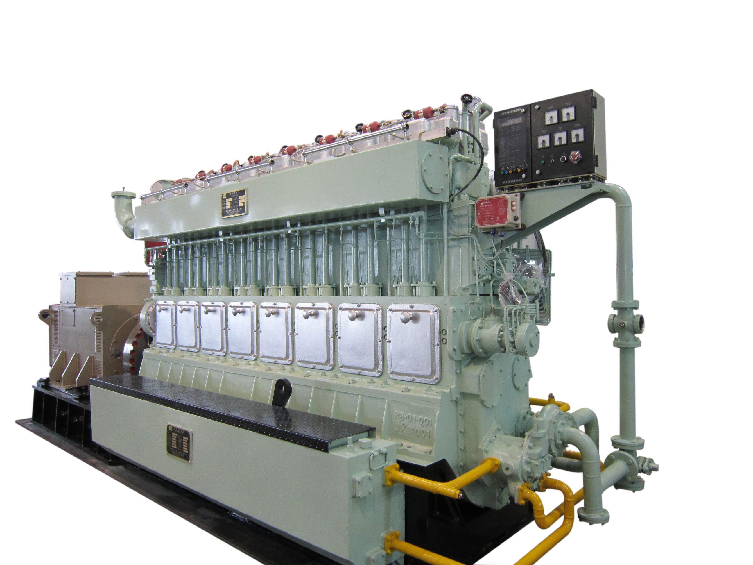 CE ISO Authorized 300 series 500kW Low Speed Producer Gas Generator Set