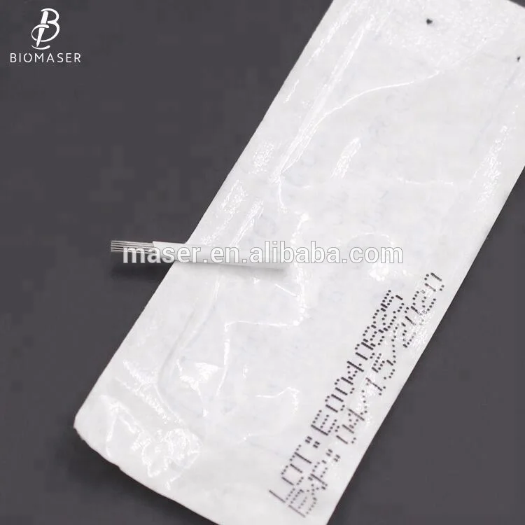 Иглы для перманентного татуажа бровей, иглы для перманентного макияжа, иглы для микроблейдинга, круглые иглы