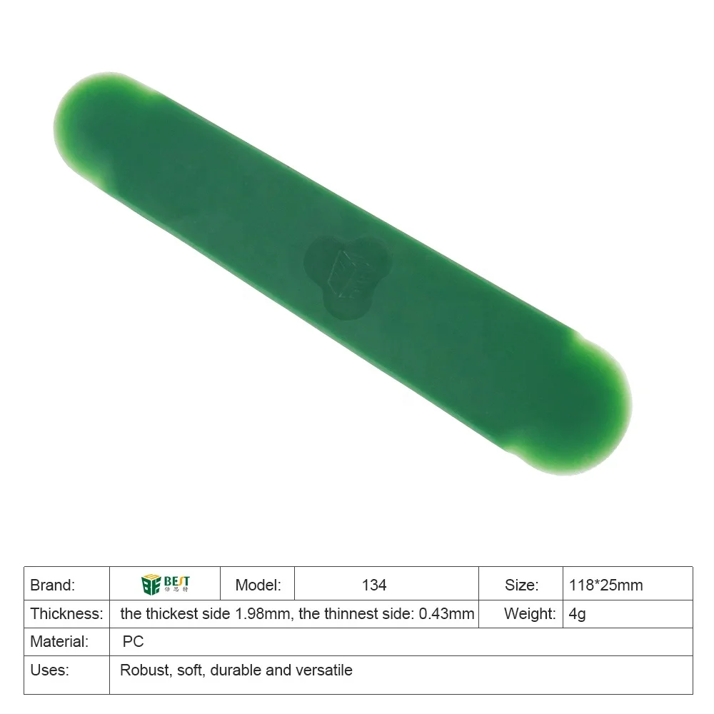 BESTOOL BST-134 Professional Green Plastic Cell Phones Opening Pry Repair Tool For iPhone Samsung HTC Smartphone Repair Tools