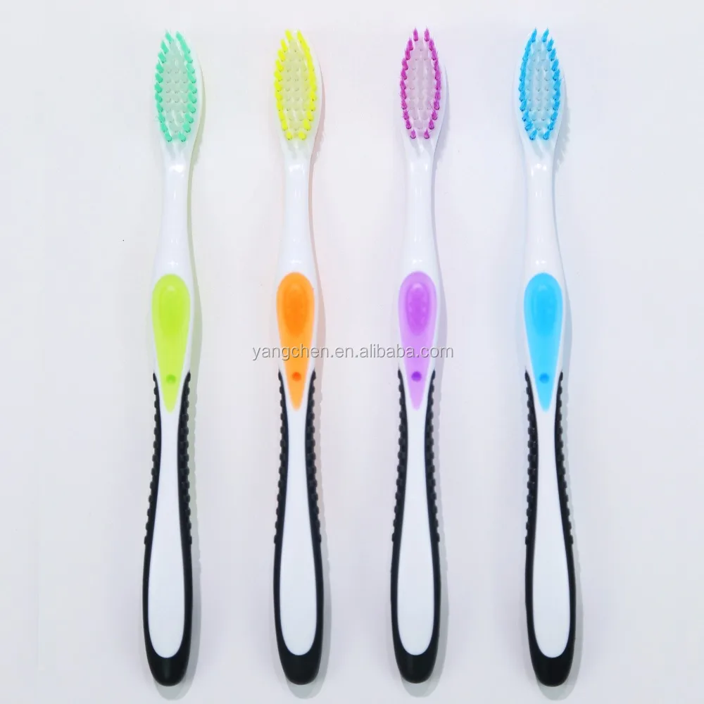 
Soft Bristled Adult Novelty Toothbrush with Tongue Cleaner from Yangchen Factory in Yangzhou China 