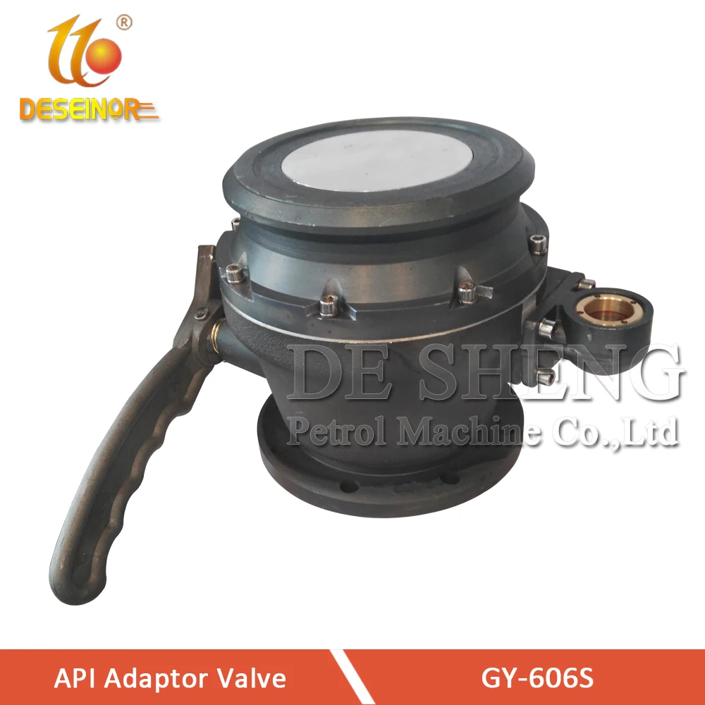 Fuel Tanker Truck API Adaptor Unloading Valve with Sight Glass