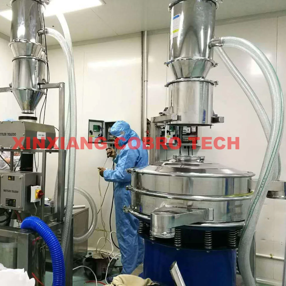 biomass packing machine rice husk pneumatic vacuum conveyor with scale