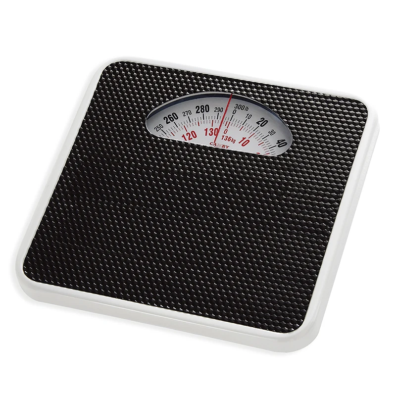 Camry-BR9807 High quality 130kg/286lb Modern Style  Factory OEM  plastic surface body bathroom Mechanical personal weight scale