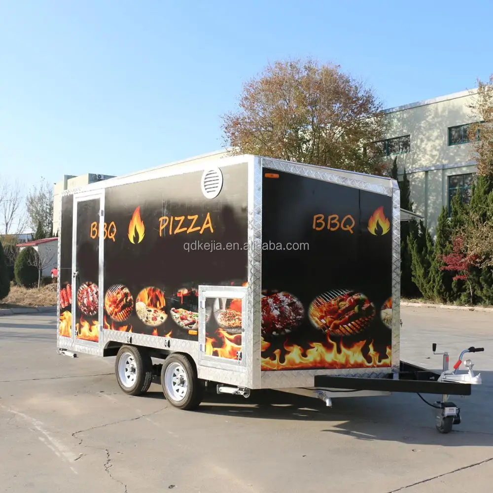 mobile food trailer catering trailer with kitchen accessories