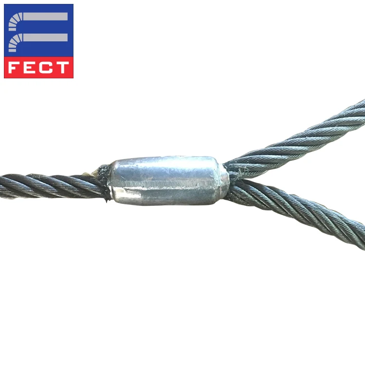 Wholesale Low MOQ Non Galvanized Steel Wire Rope Cable Laying Sling Cable Sling