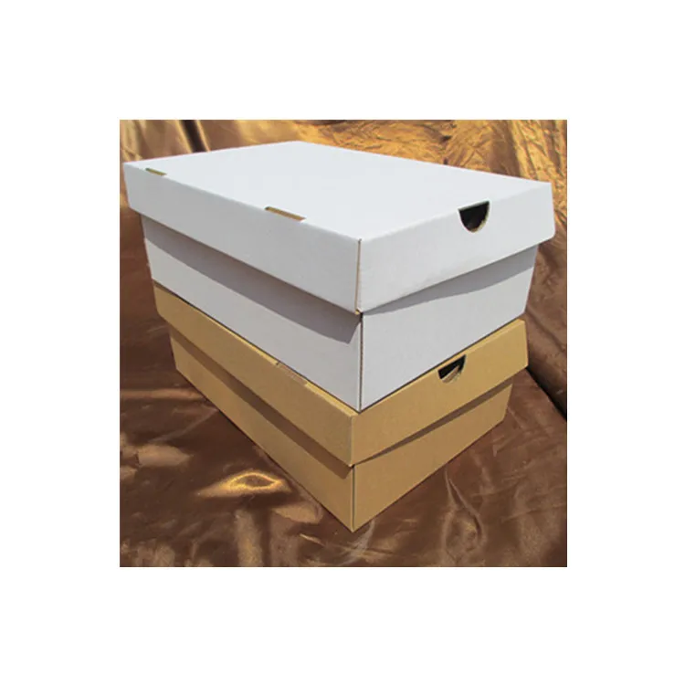 
Custom Cardboard Yeezy Matte Black Shoe Boxes Inserts White Shoes Shine Carton Box 
