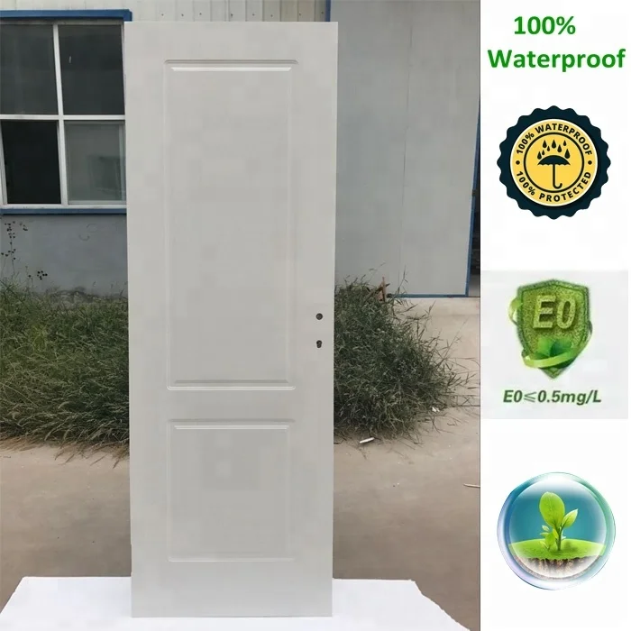 White color  painting  WPC door with lower price
