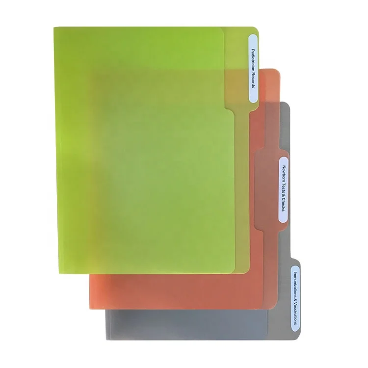 Пластиковый органайзер для детских документов размером с буквы на заказ